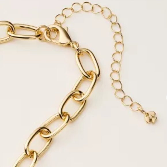 Kate Spade Gold-Toned Charm Necklace with Heart, Strawberry, Bow, Ladybug, Card - Picture 4 of 7